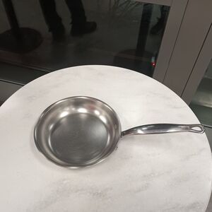 Stainless Steel Frying Pan - Silver